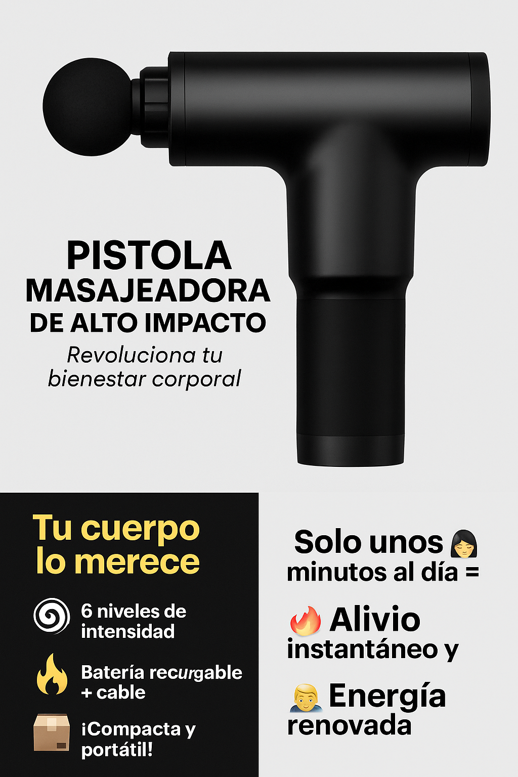 MuscleEase Pro® Pistola Masajeadora