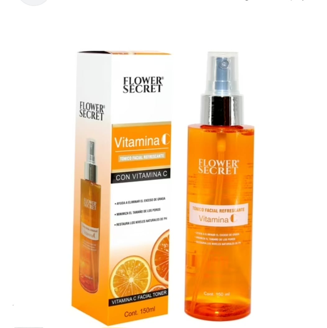TÓNICO Y CREMA FACIAL REFRESCANTE CON VITAMINA C