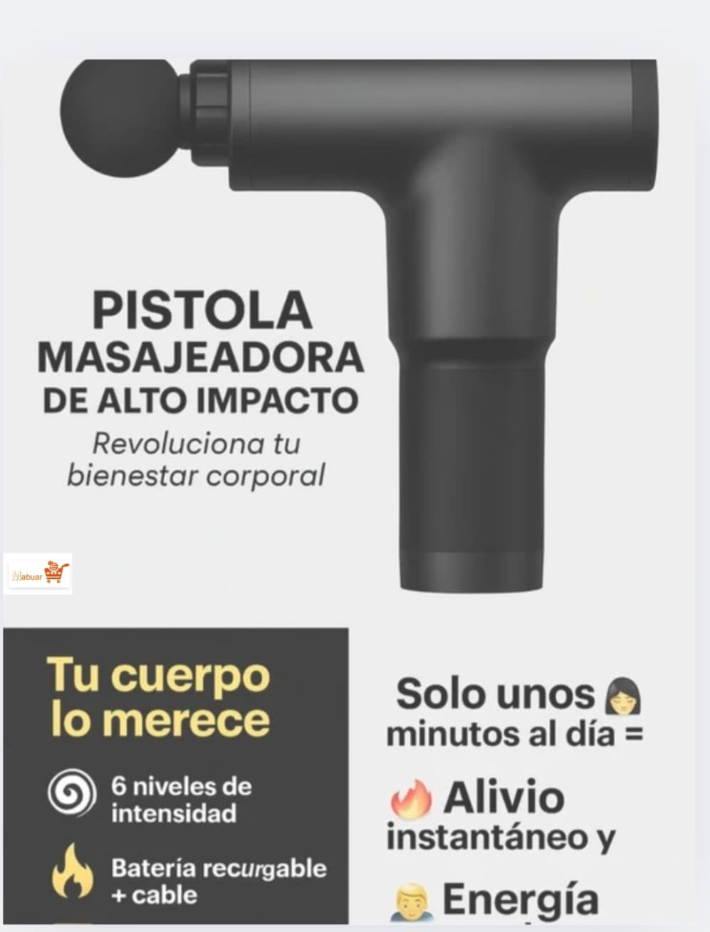 MuscleEase Pro® Pistola Masajeadora